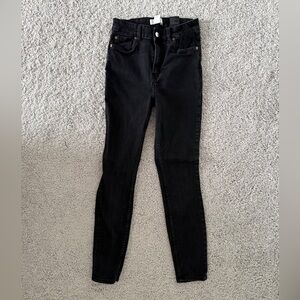 H&M Black High-Rise Skinny Jeans
